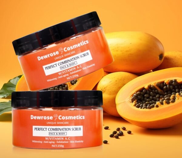 Dewrose Cosmetics Papaya and Tomato Face and Body Scrub