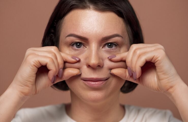 front-view-woman-practicing-facial-yoga-min